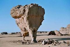 Tassili du hoggar dans le désert du Sahara
