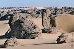 Youf Ahakit Tassili du Hoggar dans le désert du Sahara